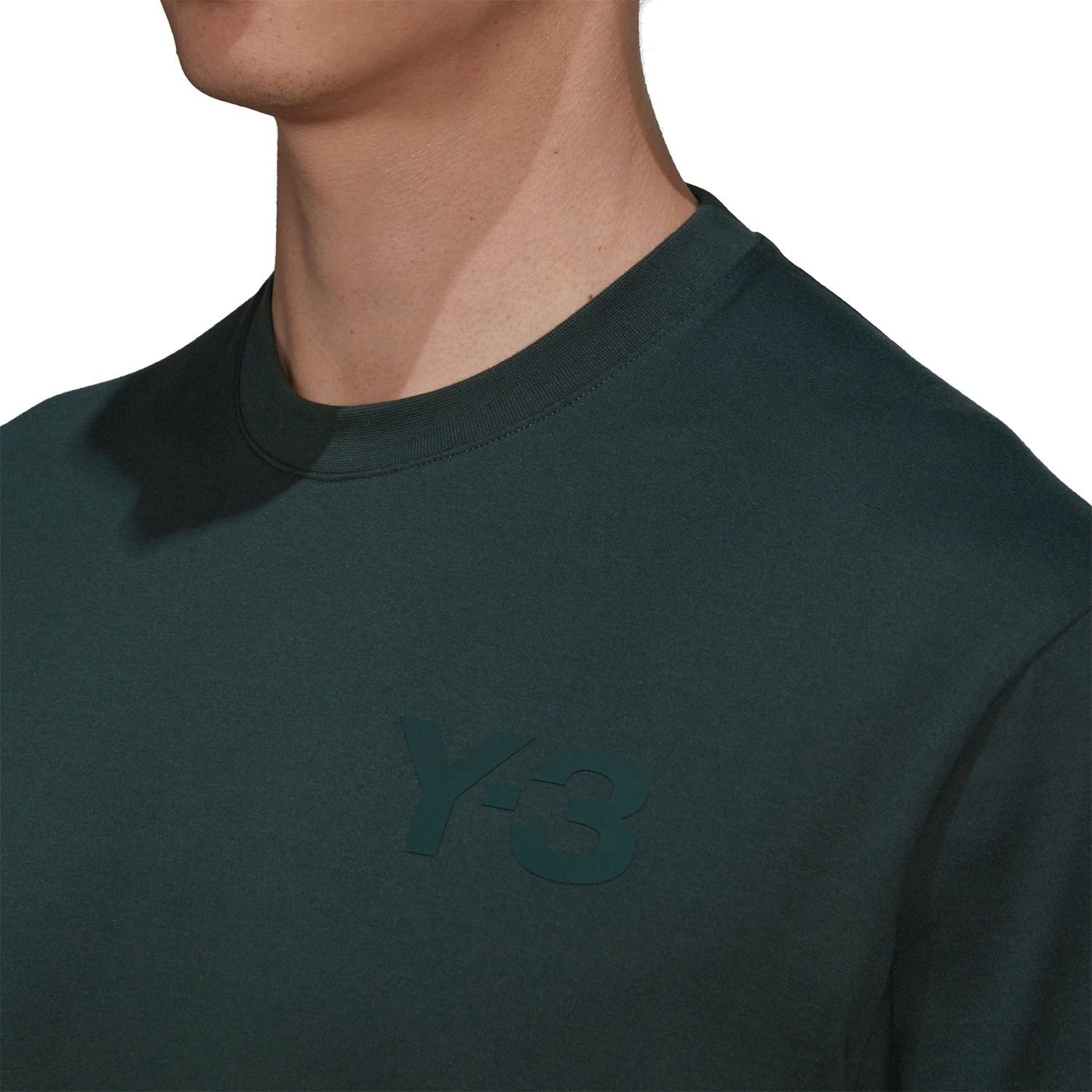 adidas Y-3 Classic Logo T Shirt - Green - ViaductClothing -  -  