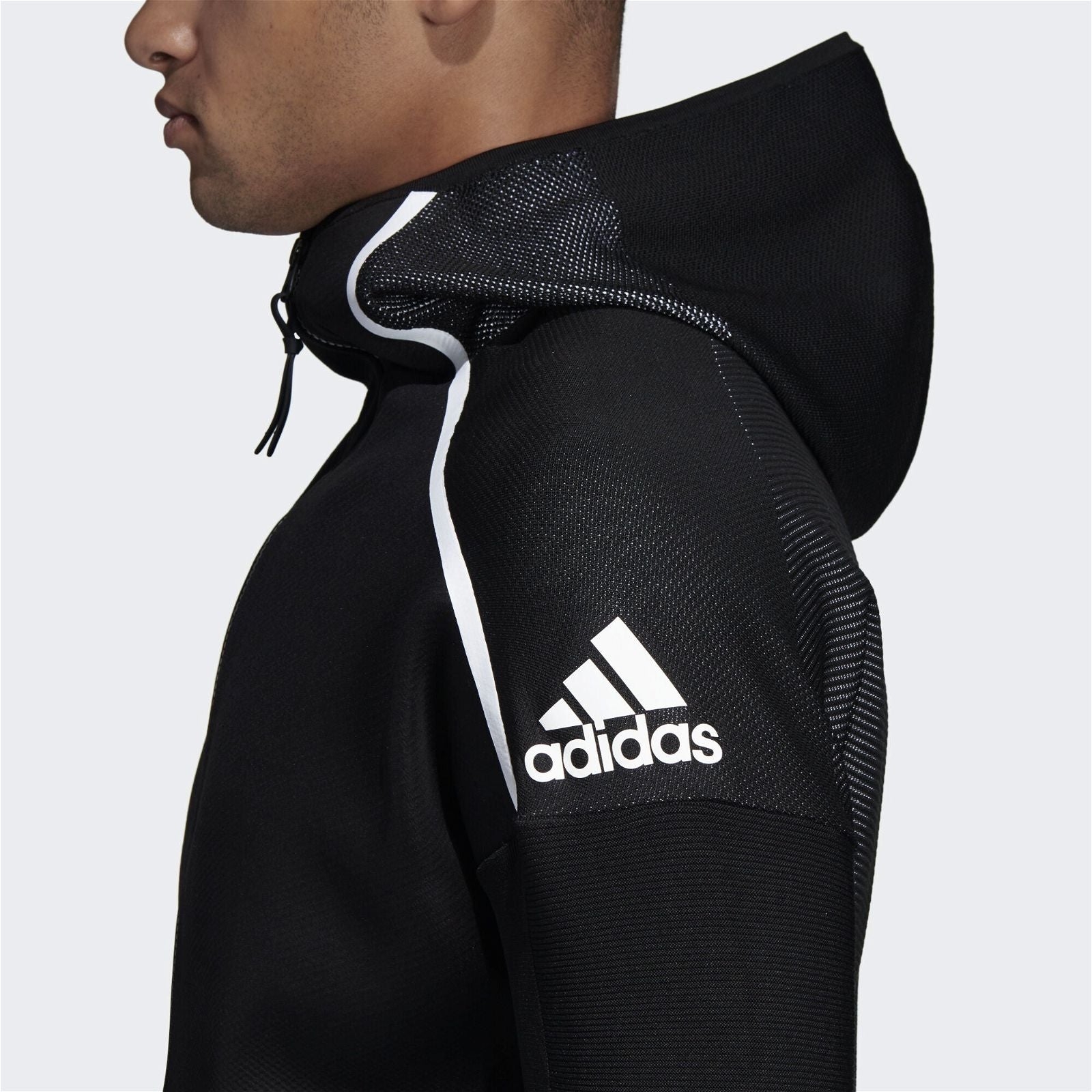 adidas Z.N.E Primeknit Hoodie - Black - ViaductClothing -  -  