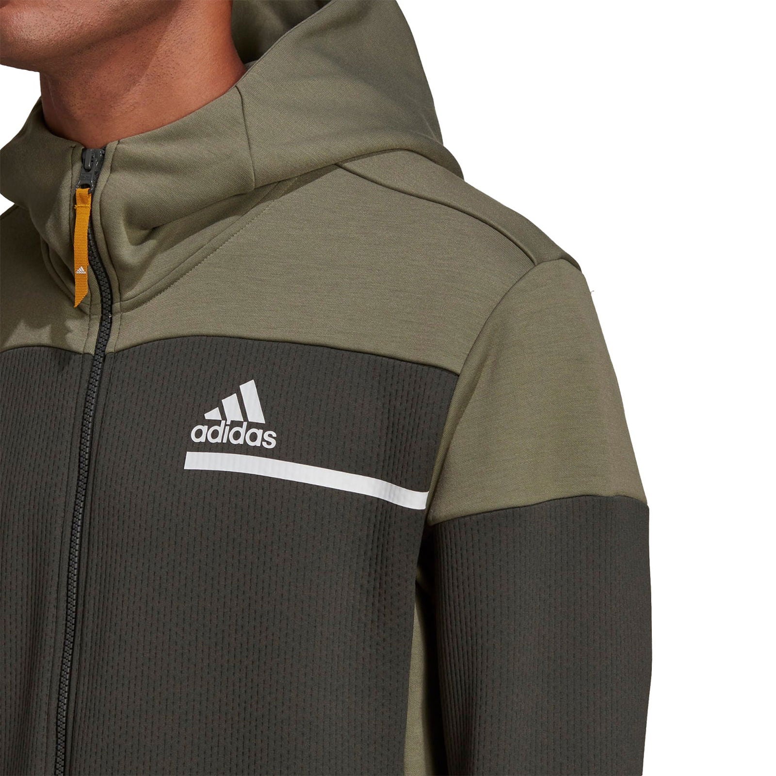 adidas ZNE Aeroready Full Zip Hoodie - Legacy Green - ViaductClothing -  -  