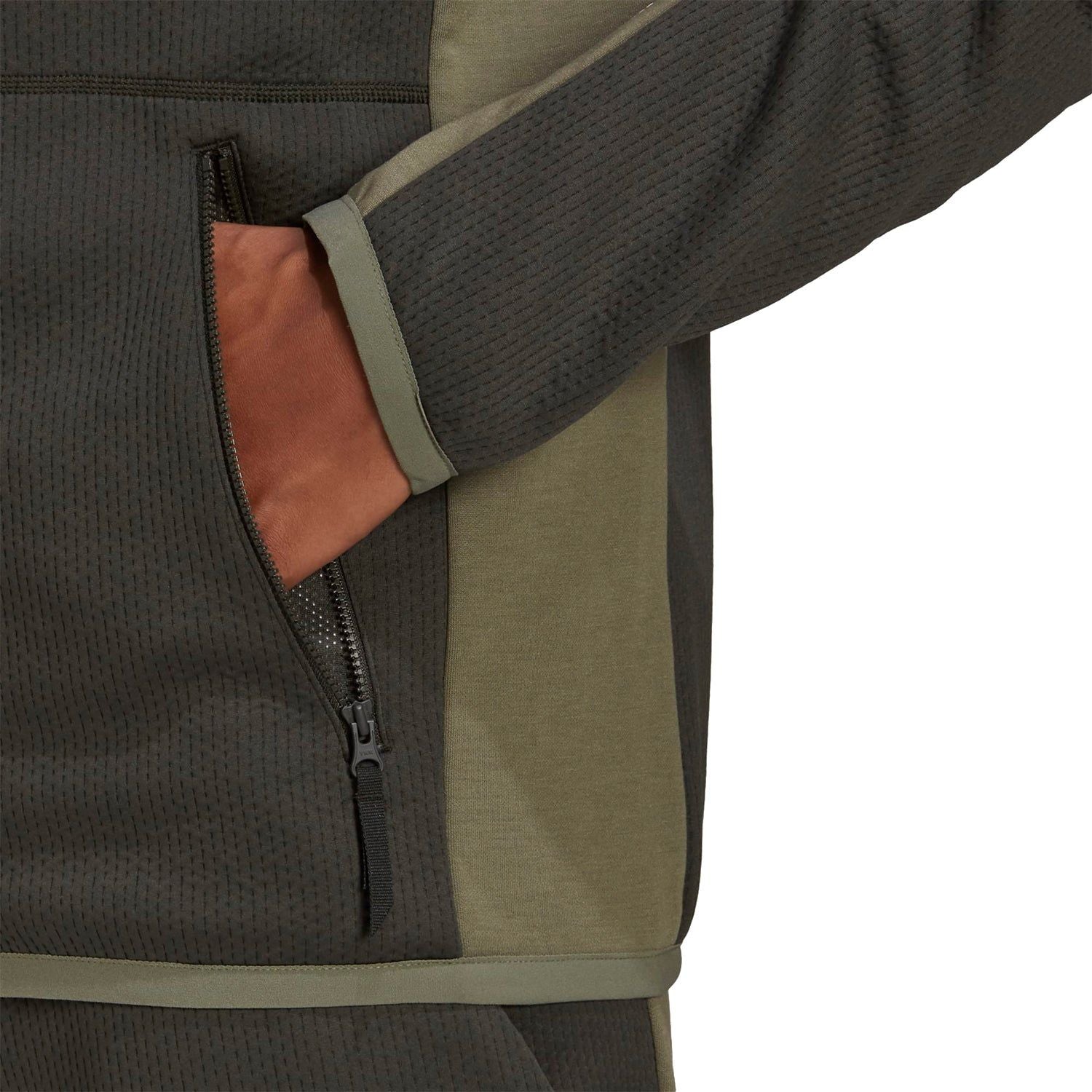 adidas ZNE Aeroready Full Zip Hoodie - Legacy Green - ViaductClothing -  -  