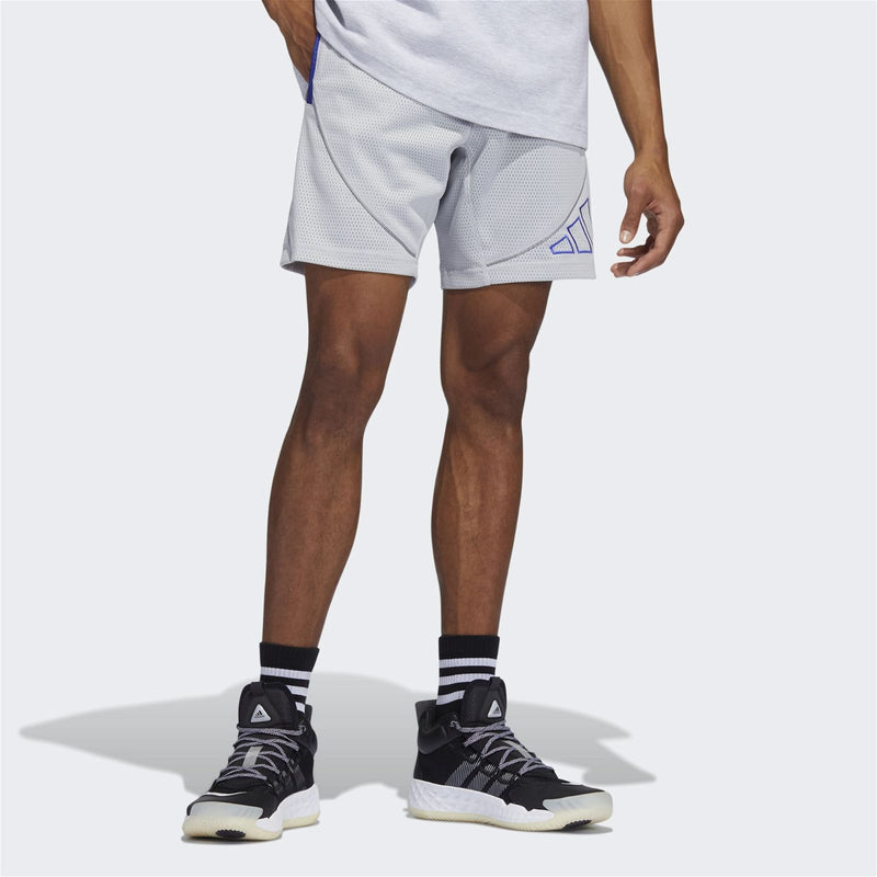 adidas x Daniel Patrick Basketball Hoops Mesh Shorts - Light Solid Grey - ViaductClothing -  -  