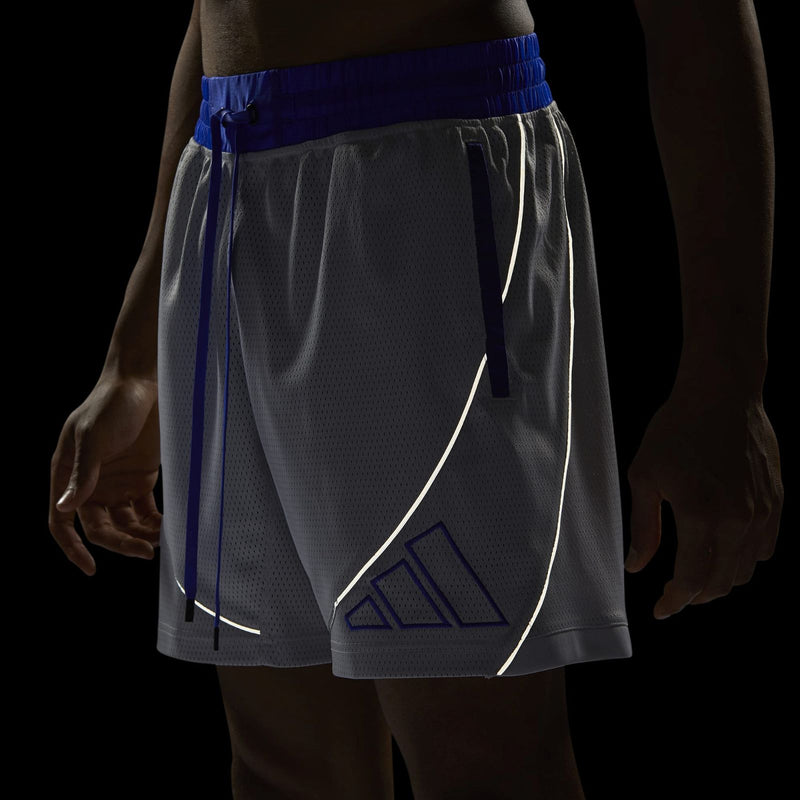 adidas x Daniel Patrick Basketball Hoops Mesh Shorts - Light Solid Grey - ViaductClothing -  -  