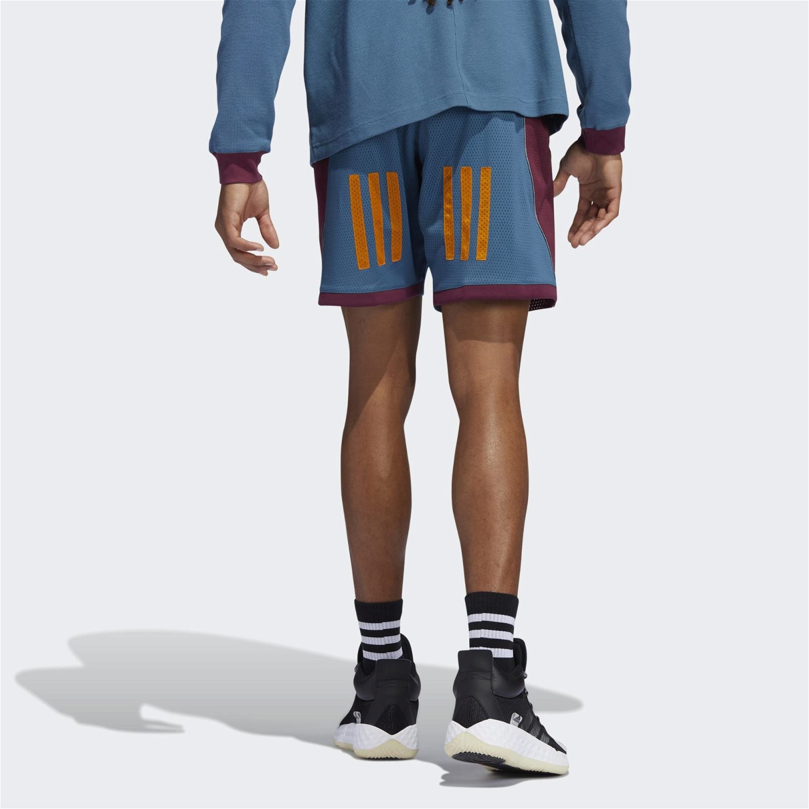 adidas x Daniel Patrick Basketball Hoops Mesh Shorts - Orbit Indigo - ViaductClothing -  -  