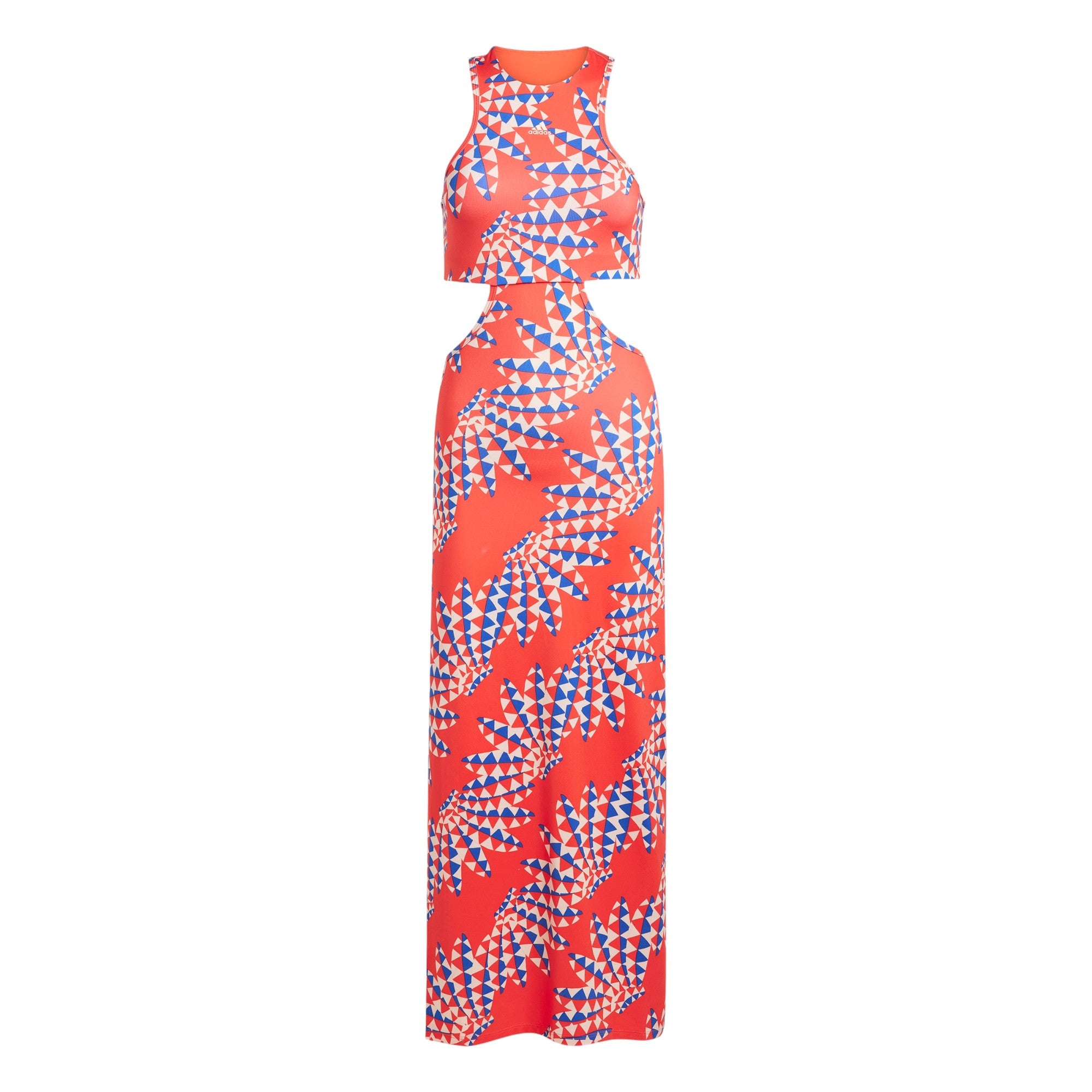adidas x FARM Womens Rio Premium Dress - Bright Red / Bliss Orange