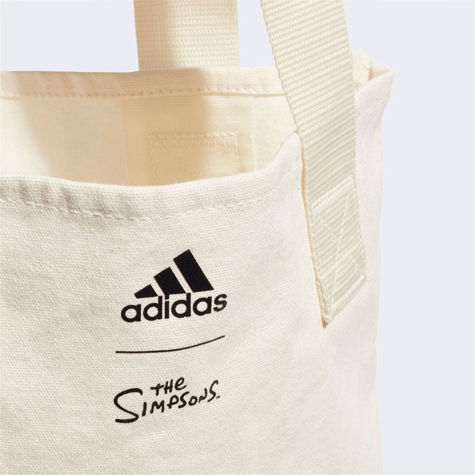 adidas x The Simpsons Bart Shopper Tote Bag White H34818 ViaductClothing