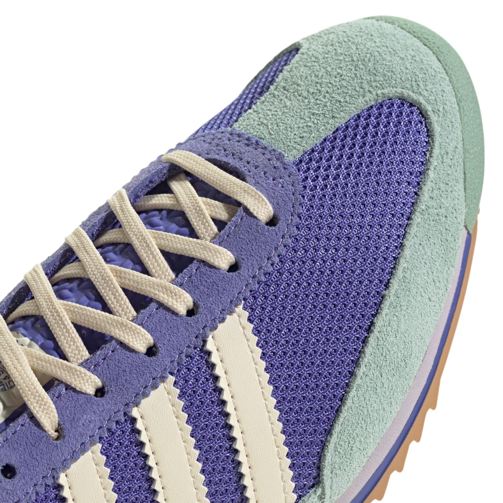 adidas Originals Womens SL 72 OG Shoes - Purple / Green