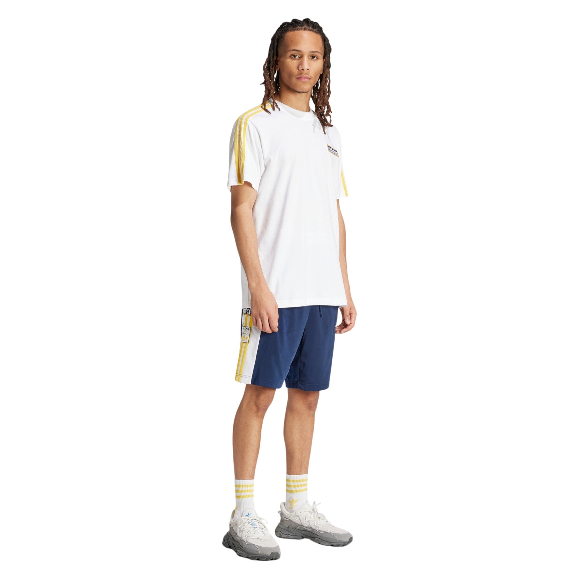 adidas Originals Men's Adicolor Adibreak Shorts - Night Indigo / White / Bold Gold