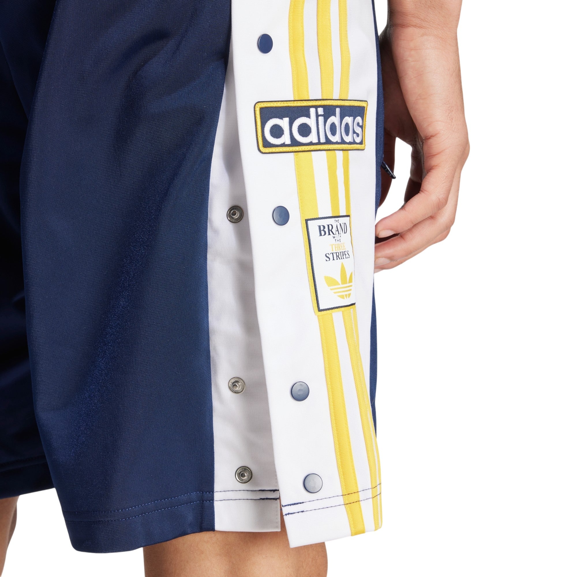 adidas Originals Men's Adicolor Adibreak Shorts - Night Indigo / White / Bold Gold