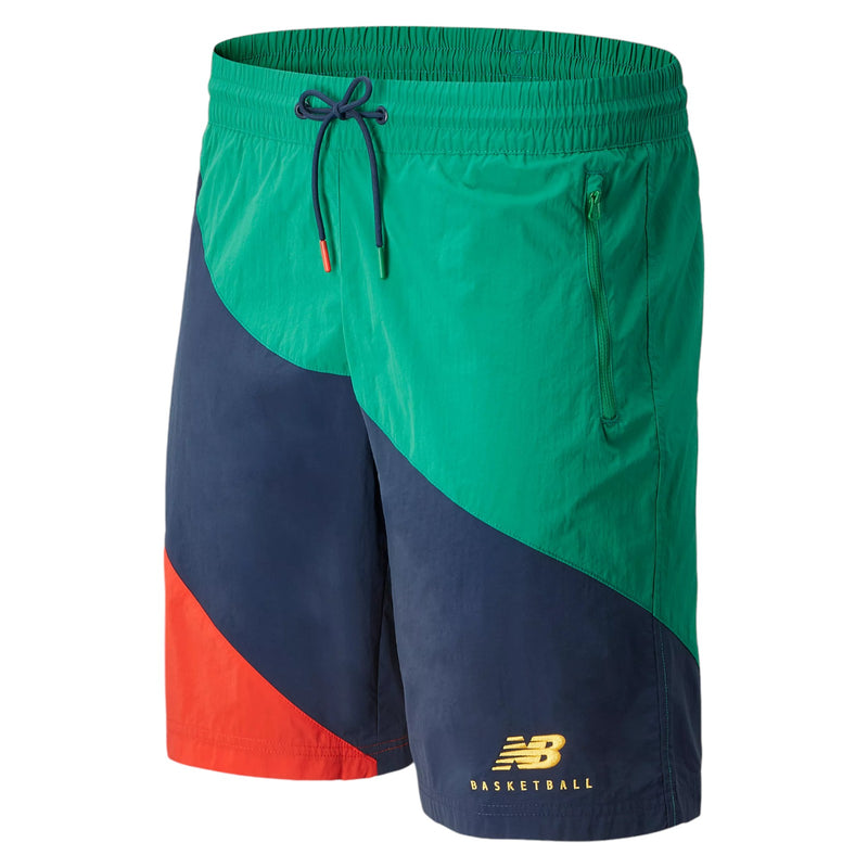 New Balance Basketball Woven Court Shorts - Green