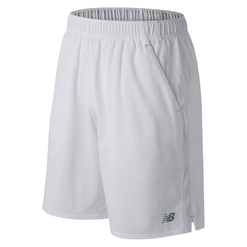 New Balance 9" Rally Tennis Shorts - White