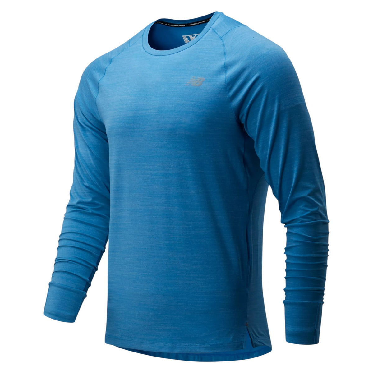 New Balance Seasonless Long Sleeved Running Top - Blue - MT01252-MB2