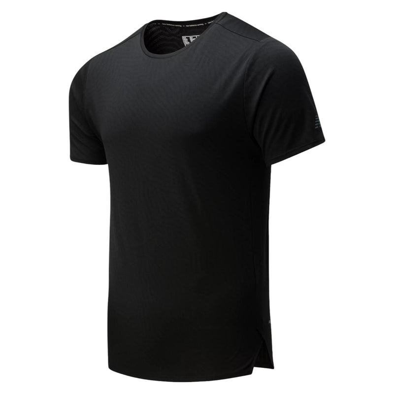 New Balance Q Speed Jacquard Short Sleeve Top - Black