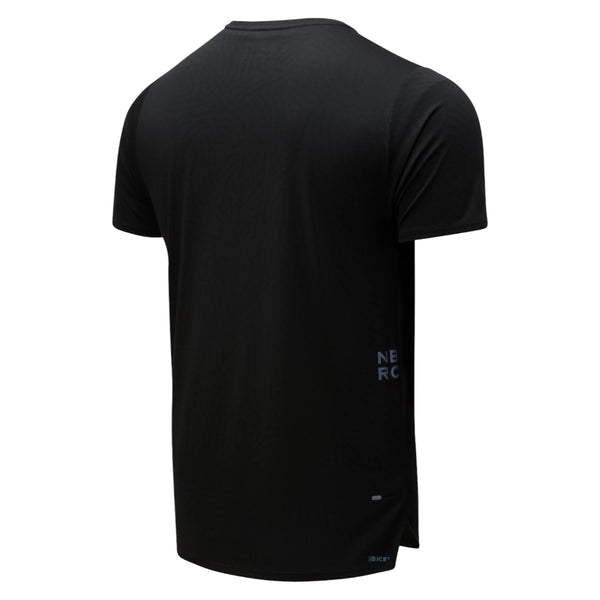 New Balance Q Speed Jacquard Short Sleeve Top - Black