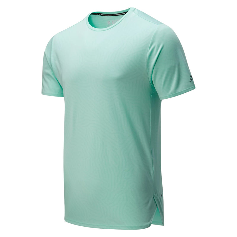 New Balance Q Speed Jacquard Short Sleeve Top - Green