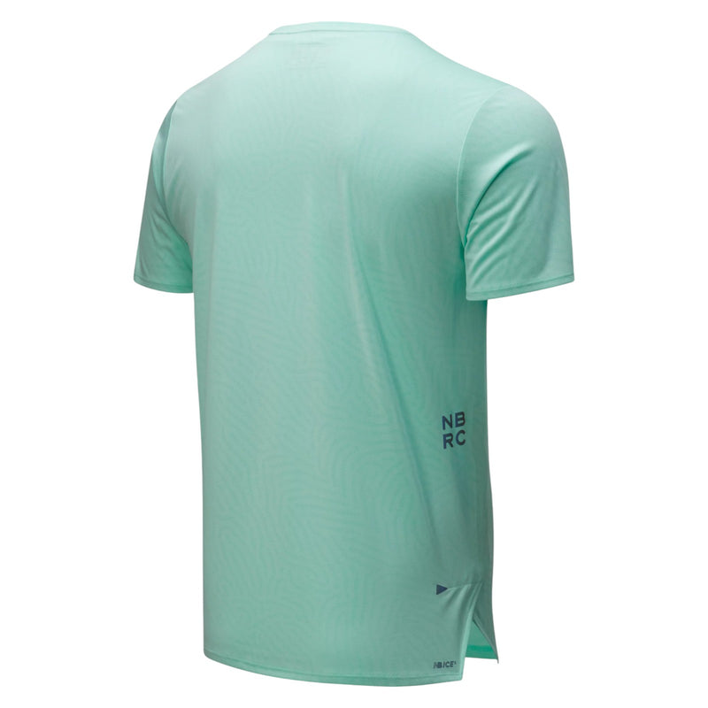 New Balance Q Speed Jacquard Short Sleeve Top - Green