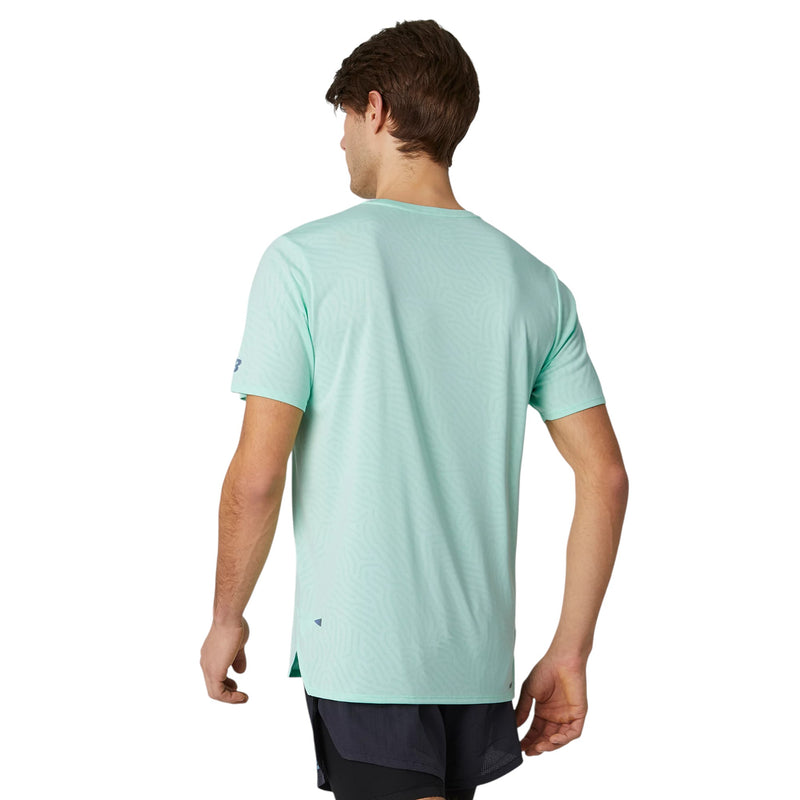 New Balance Q Speed Jacquard Short Sleeve Top - Green