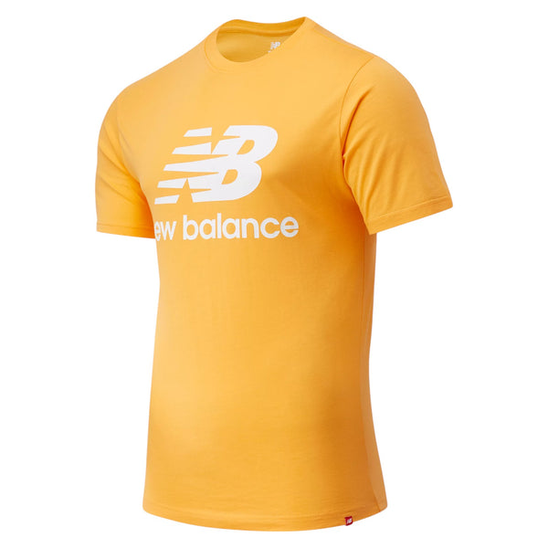 New Balance Essentials Stacked Logo T-Shirt - Yellow