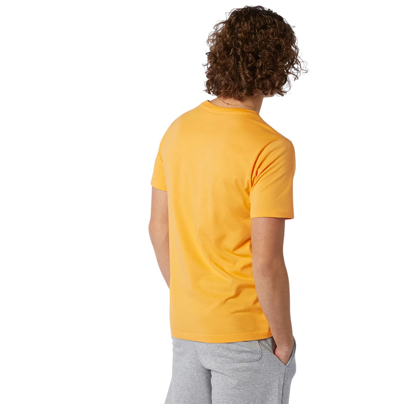 New Balance Essentials Stacked Logo T-Shirt - Yellow