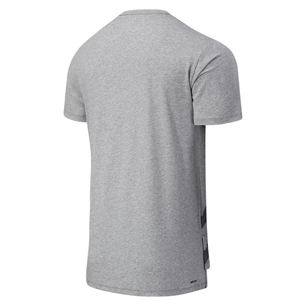 New Balance R.W.T. Graphic Heathertech T-Shirt - Grey