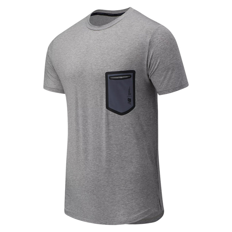 New Balance Fortitech Pocket Tee - Grey