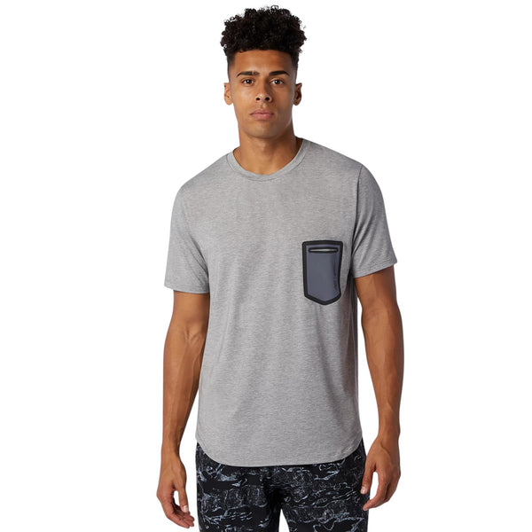 New Balance Fortitech Pocket Tee - Grey