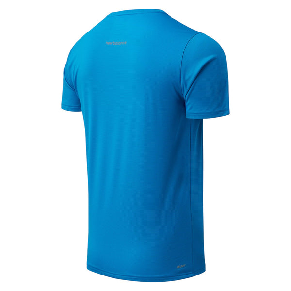 New Balance Accelerate Short Sleeve T Shirt - Blue