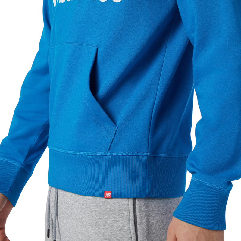 New Balance Essentials Stacked Logo Hoodie - Blue