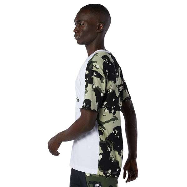 New Balance Essentials Camo T Shirt - White