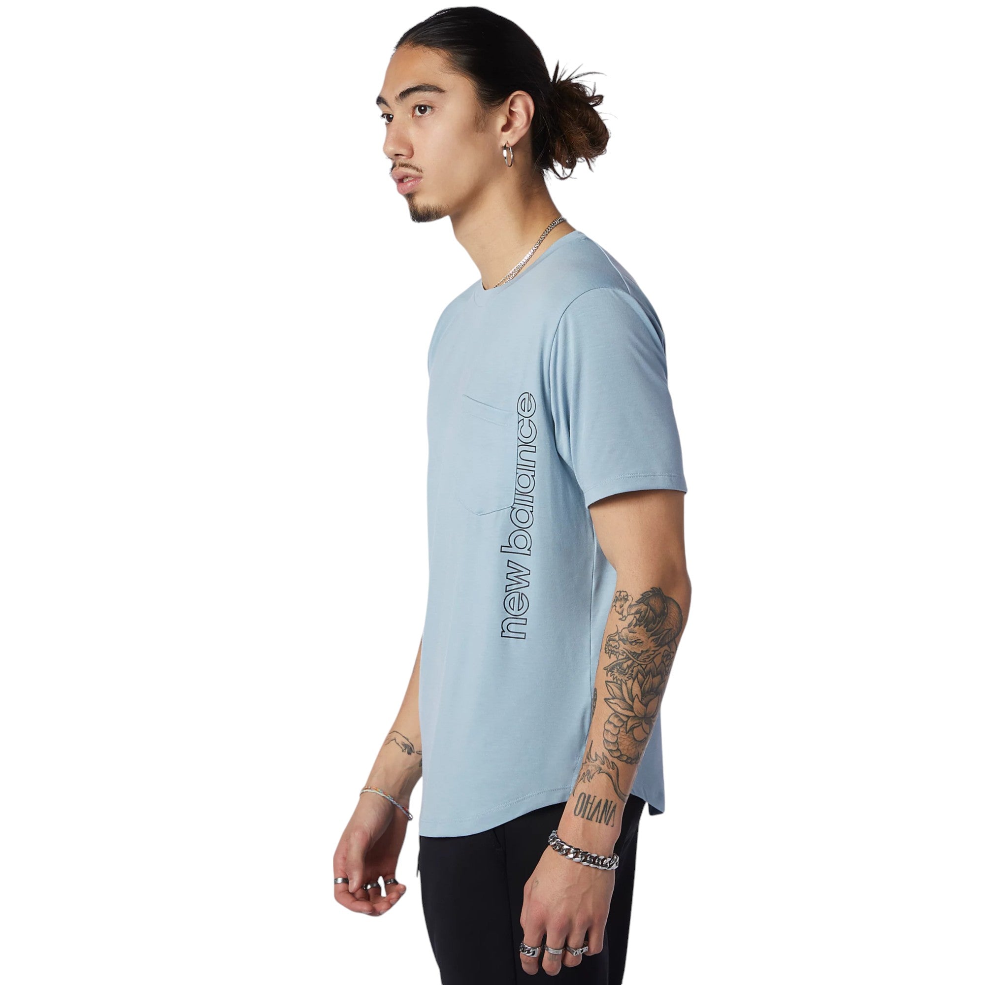 New Balance Fortitech Pocket Tee - Blue