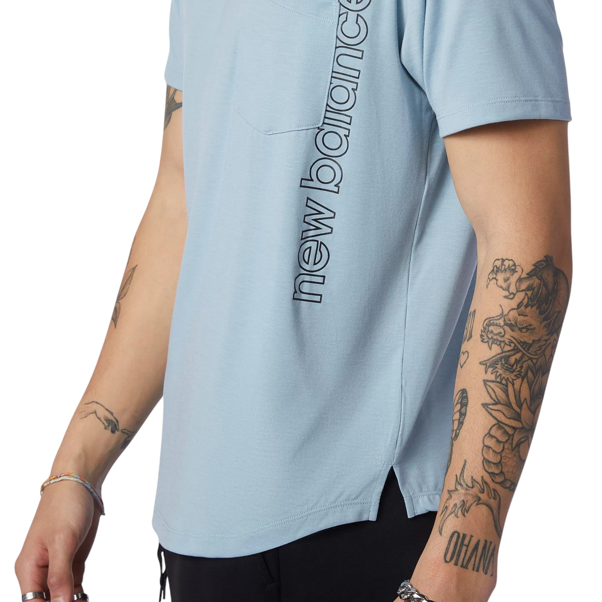 New Balance Fortitech Pocket Tee - Blue