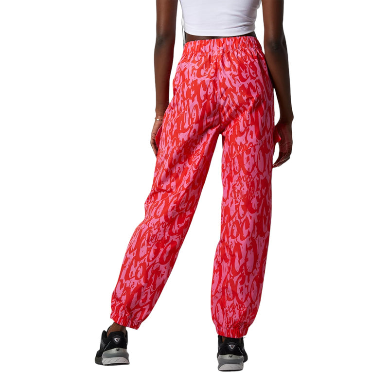 New Balance Womens NB Athletics Coco Gauff Printed 90s Joggers - Pink