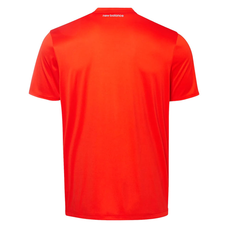 New Balance Womens Tech Training Short Sleeve Jersey - Red