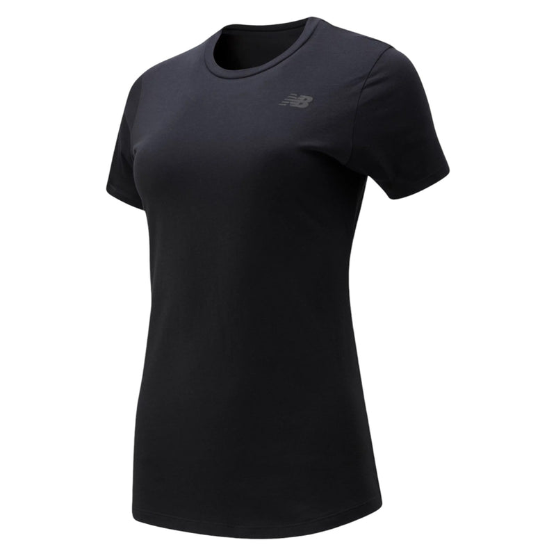 New Balance Womens Relentless Crew Neck Tee - Black