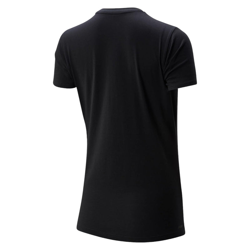 New Balance Womens Relentless Crew Neck Tee - Black