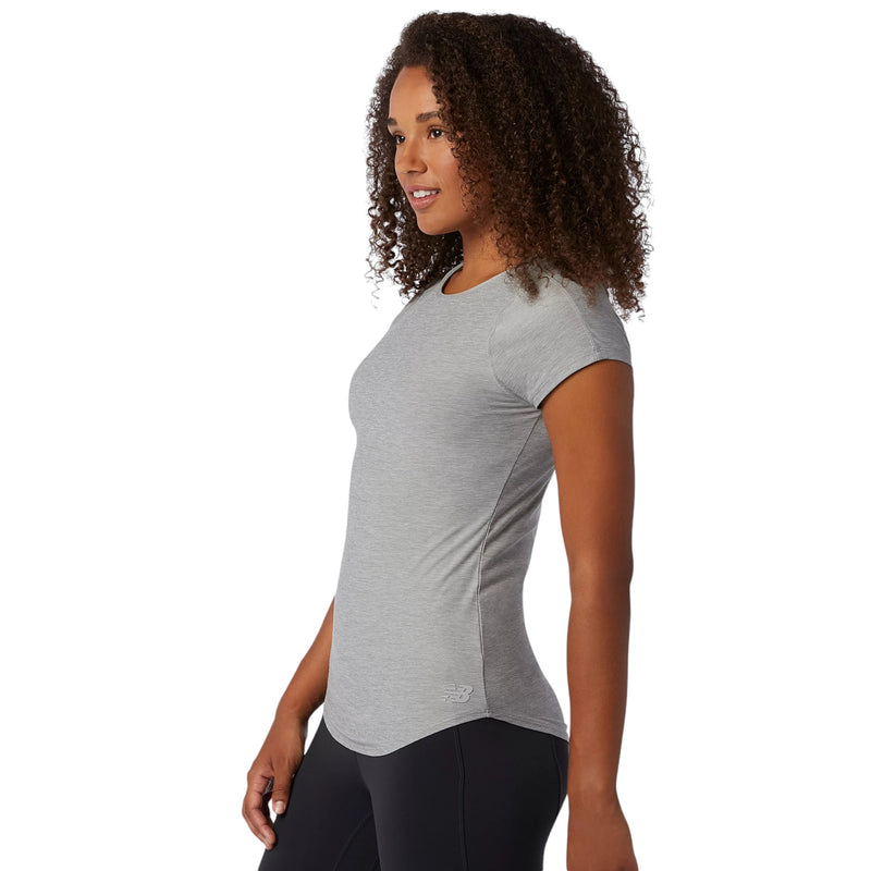 New Balance Womens Transform Perfect Tee - Grey