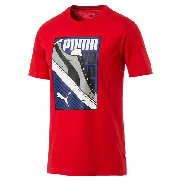 Puma Sneaker Graphic T Shirt - Red