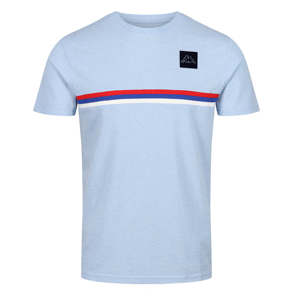 Kappa Ibisso Striped T Shirt - Blue