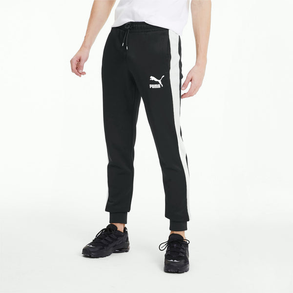 Puma Iconic T7 Track Pants Bottoms - Black/White