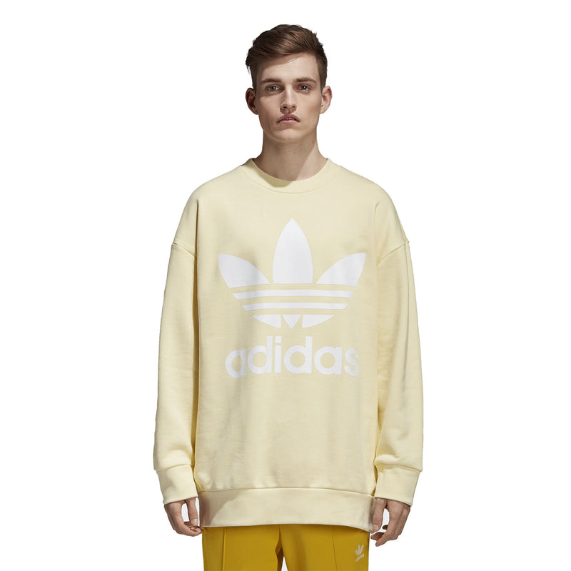 adidas Originals Oversize Trefoil Sweatshirt - Yellow