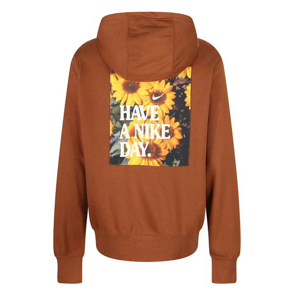 Nike Good Vibes Popover "Have A Nike Day" Hoodie - Brown