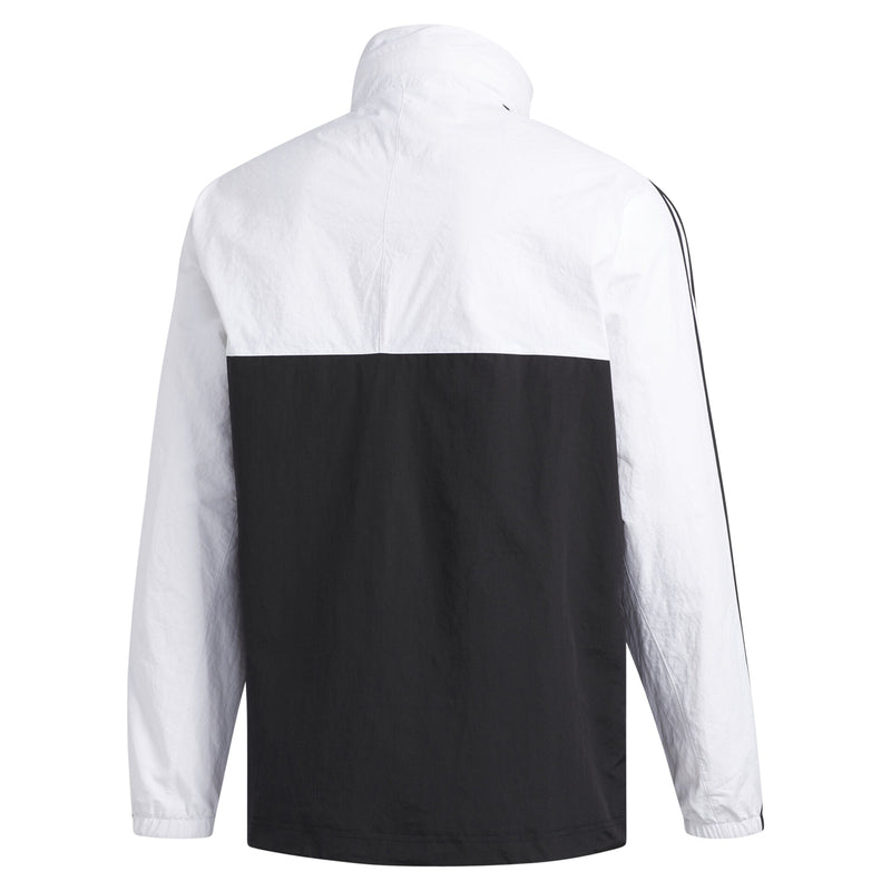 adidas Outline Half-Zip Anorak Jacket - Black & White