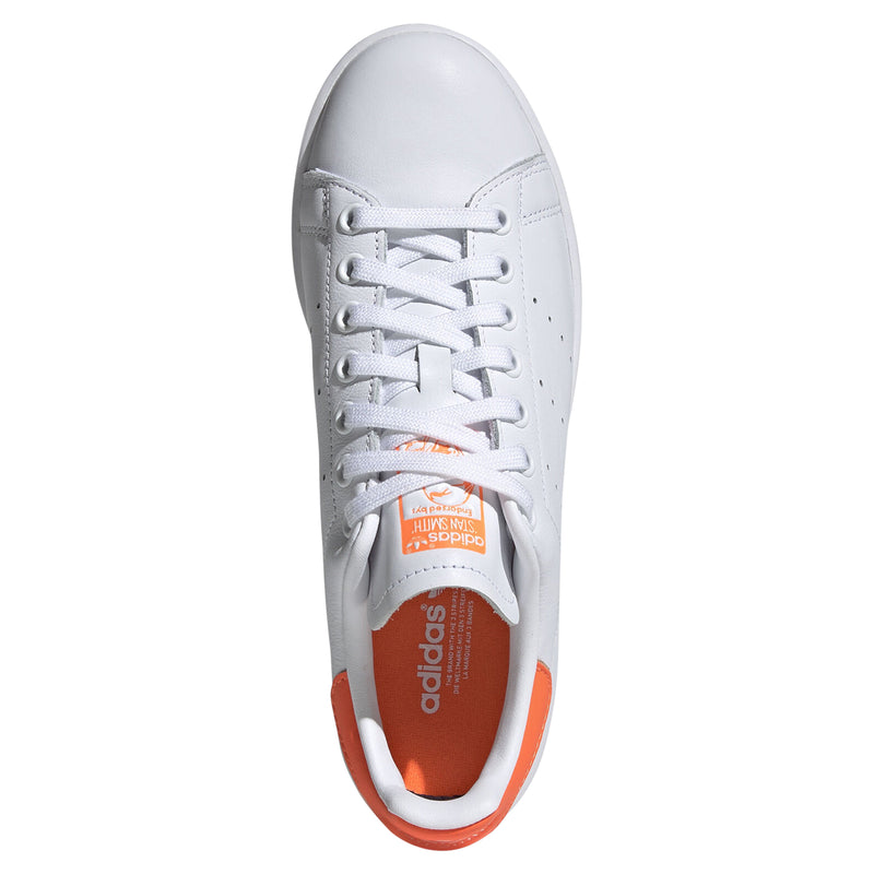 adidas Originals Women's Stan Smith Shoe - White/Orange