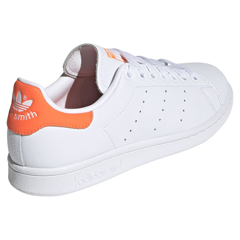 adidas Originals Women's Stan Smith Shoe - White/Orange