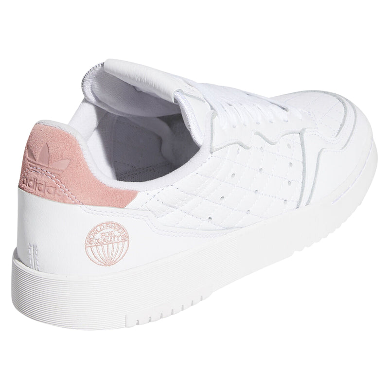 adidas Originals Womens Supercourt Shoes - White / Pink