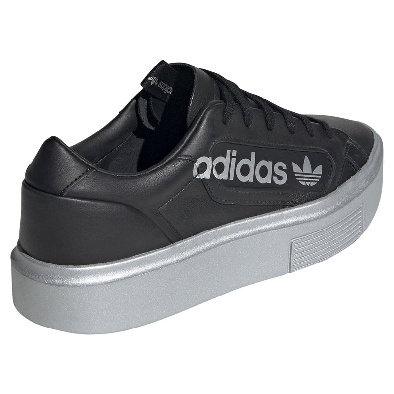 adidas Originals Womens Sleek Super Shoes - Black/Silver