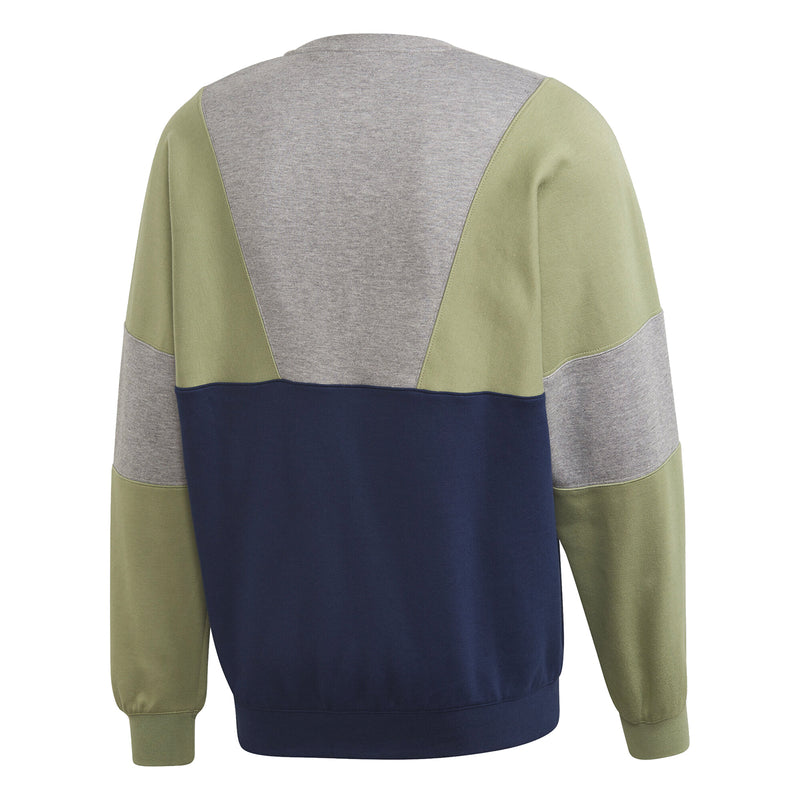adidas Originals Samstag Crew Sweatshirt - Navy, Grey & Green