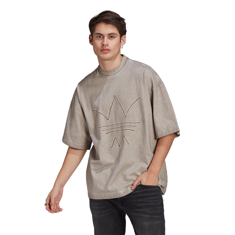 adidas Originals R.Y.V. Oversize Abstract Trefoil T-Shirt - Beige