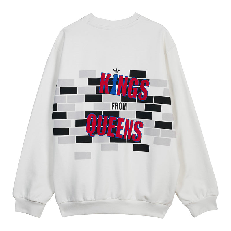 adidas Originals RUN DMC Crew Neck Sweatshirt - White