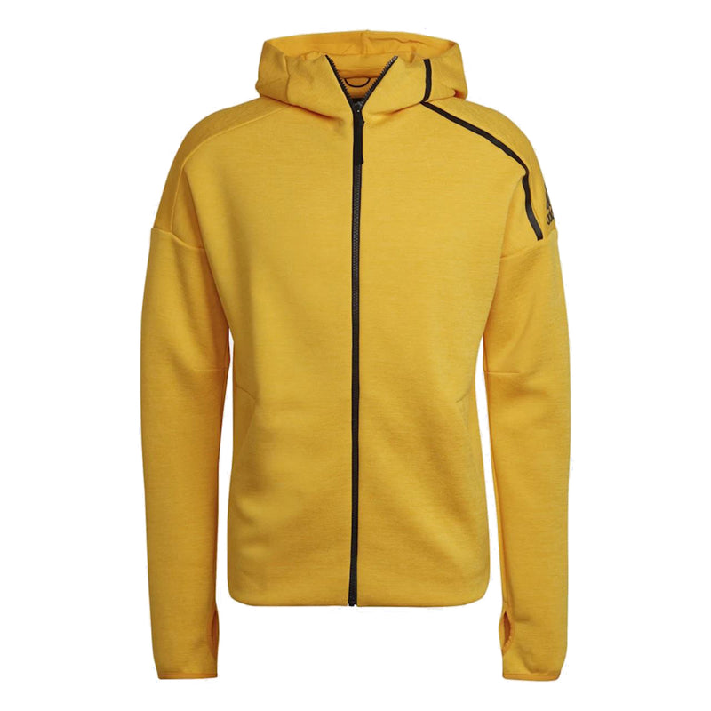adidas Z.N.E. Hoodie featuring Fast Release Zipper - Yellow