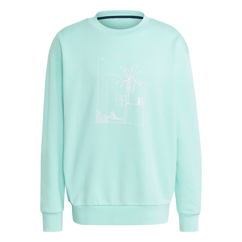 adidas Originals Graphic Crew Sweatshirt - Turquoise